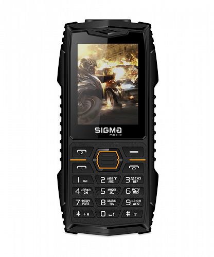 Купить Мобільний телефон Sigma mobile X-treme AZ68 Black-Orange в магазине vsesvit.shop