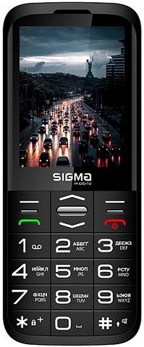 Купить Мобільний телефон SIGMA Comfort 50 Grace Dual Sim Black в магазине vsesvit.shop